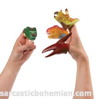 Fun Express Dinosaur Head Finger Puppets | 12 Count | Great for Themed Birthday Party Classroom Supply Teaching Material Prizes & Giveaways Toddler Students Children's Toy Gift Ideas B07PV2385T